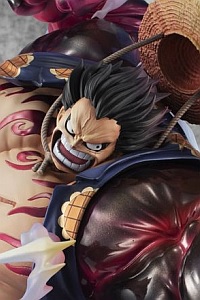 MegaHouse Portrait.Of.Pirates ONE PIECE SA-MAXIMUM Monkey D. Luffy Gia 4 Hazumu Otoko Ver.2 PVC Figure