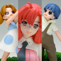 WAVE Tengen Toppa Gurren-Lagann Yomako Sensei & Nakimu & Maosha 1/8 PVC Figure