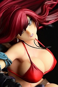 ORCATOYS FAIRY TAIL Erza Scarlet the Kishi ver. another color:Black Armor: 1/6 PVC Figure (Re-release)