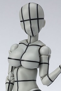 BANDAI SPIRITS S.H.Figuarts Body-chan -Yabuki Kentaro- Wireframe (Gray Color Ver.) (2nd Production Run)