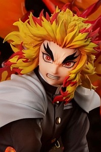 ANIPLEX Kimetsu no Yaiba Mugen Ressha Hen Rengoku Kyojuro -Honoo no Kokyuu Okuyoshi Ku no Kata Rengoku- 1/8 PVC Figure