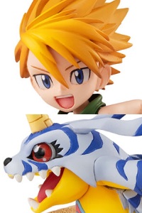 MegaHouse G.E.M. Series Digimon Adventure Ishida Yamato & Gabmon 2022ver. PVC Figure