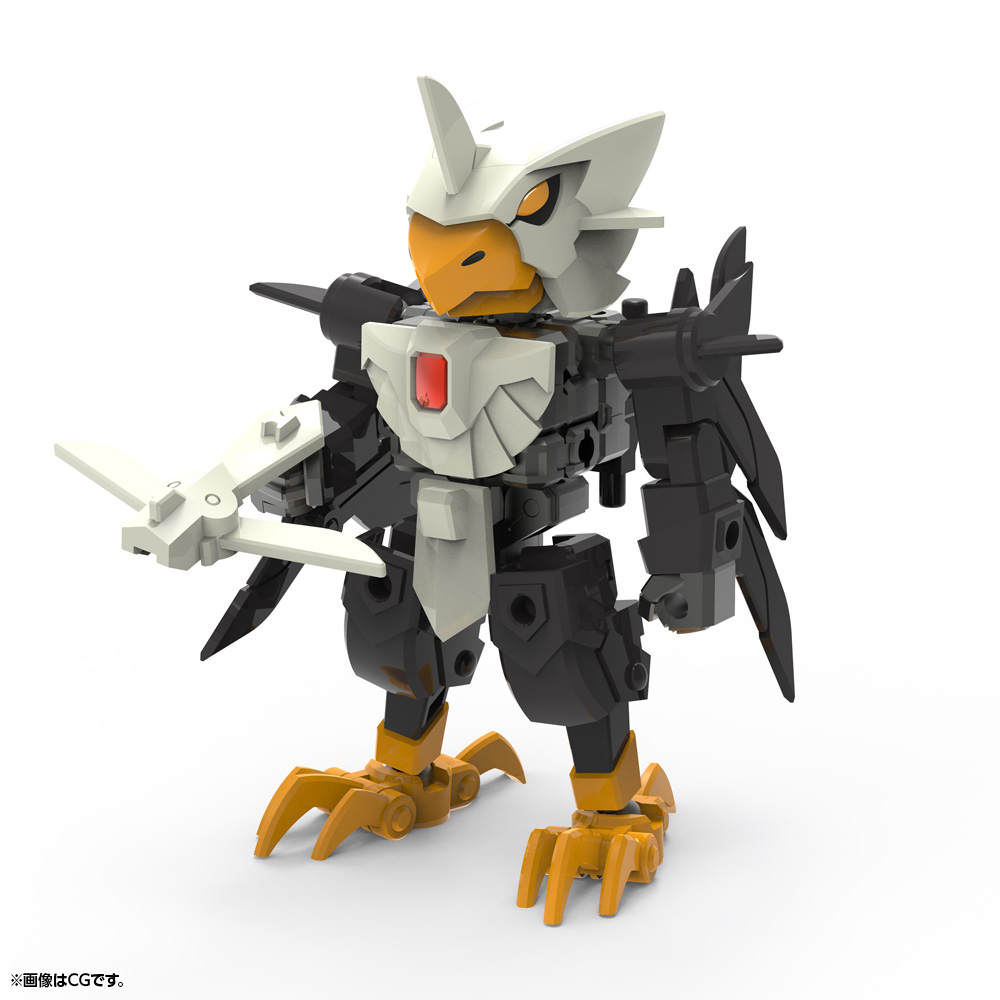 thumbnail interactive-video image 1 of Evoroids S-EGR-06 SKY-EAGLE Plastic Model 1 of 11