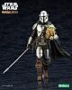 KOTOBUKIYA Star Wars ARTFX+ Mandalorian & Grogu with Beskar Staff 1/10 PVC Figure gallery thumbnail