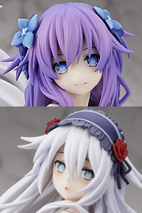 Flare Hyperdimension Neptunia Purple Heart & Black Heart Baby Doll Ver. PVC Figure