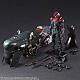 SQUARE ENIX Final Fantasy VII Remake PLAY ARTS KAI Elite Bike Security Officer & Bike Set Action Figure gallery thumbnail