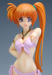 WAVE BEACH QUEENS Magical Girl Lyrical Nanoha StrikerS Takamachi Nanoha 1/10 PVC Figure