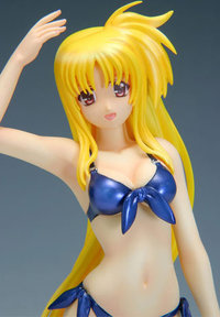 WAVE BEACH QUEENS Magical Girl Lyrical Nanoha StrikerS Fate T. Harlaown 1/10 PVC Figure