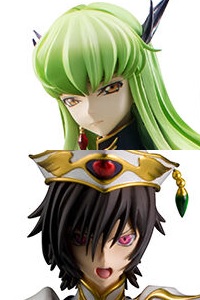 MegaHouse Precious G.E.M. Series Code Geass: Lelouch of the Rebellion Lelouch V. Britannia & C.C. Set PVC Figure