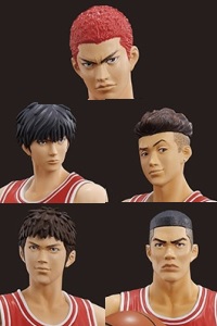 M.I.C One and Only SLAM DUNK SHOHOKU STARTING MEMBER SET Plastic Figure (Re-release)