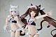 KADOKAWA KDcolle Nekopara Chocola & Vanilla Maid Swimsuit Ver. KADOKAWA Special Set 1/7 PVC Figure gallery thumbnail