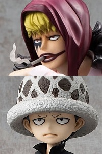 MegaHouse Portrait.Of.Pirates ONE PIECE LIMITED EDITION Corazon & Law PVC Figure