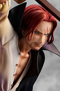 MegaHouse Portrait.Of.Pirates ONE PIECE Playback Memories Redharied Shanks PVC Figure