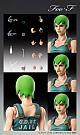 MEDICOS ENTERTAINMENT Super Figure Action JoJo's Bizarre Adventure Part 6 Stone Ocean Foo F Action Figure gallery thumbnail