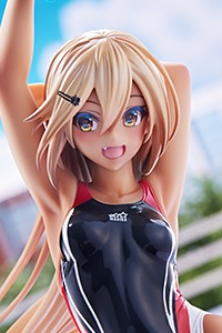 AMAKUNI ARMS NOTE Suiei-bu no Kouhai-chan Red-line Swimsuit Ver. 1/7 PVC Figure