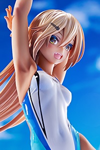 AMAKUNI ARMS NOTE Suiei-bu no Kouhai-chan Blue-line Swimsuit Ver. 1/7 PVC Figure