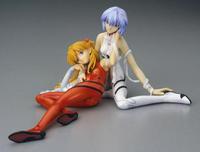 KOTOBUKIYA Neon Genesis Evangelion Rei & Asuka Plug Suit Ver. 1/8 PVC Figure