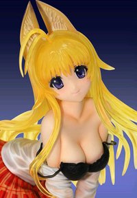 Griffon Enterprises R-line OVA Kanokon Minamoto Chizuru Clear Hair Ver. 1/7 PVC Figure