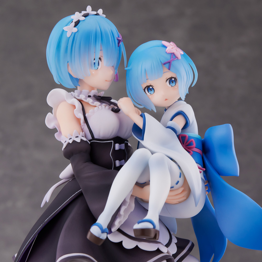 [New] S-FIRE Re:Zero Rem & Childhood Rem 1/7 Figure Japan