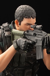 KOTOBUKIYA BIOHAZARD: VENDETTA ARTFX Chris Redfield Renewal Package 1/6 Plastic Figure