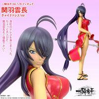 taki corporation Ikki Tousen Great Guardians Kanu Unchou China Dress Ver. 1/8 PVC Figure