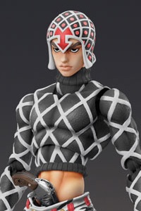 MEDICOS ENTERTAINMENT Super Figure Action JoJo's Bizarre Adventure Part 5 Gaido Mista & S.P Ver.BLACK Action Figure