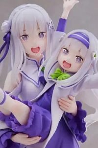 Sega S-FIRE Re:Zero -Starting Life in Another World- Emilia & Youshouki Emilia 1/7 Plastic Figure