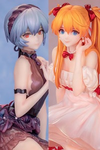 KOTOBUKIYA Evangelion Ayanami Rei & Shikinami Asuka Langley Hana no Gen Ver. 1/7 Plastic Figure