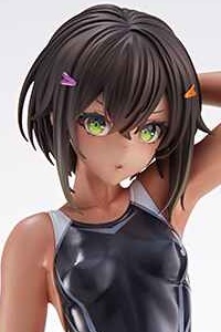 AMAKUNI ARMS NOTE Suiei-bu no Buchou-chan 1/7 Plastic Figure