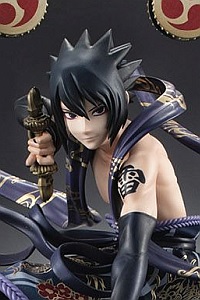 MegaHouse Precious G.E.M. Series NARUTO Shippuden Uchiha Sasuke Rajin Plastic Figure