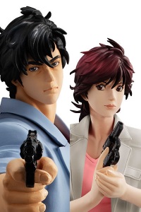 MegaHouse G.E.M. Series Gekijoban City Hunter Angel Dust Saeba Ryo & Makimura Kaori Plastic Figure