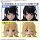 BANDAI SPIRITS 30MS Option Hair Style & Face Parts Set (Kazano Hiori / Hachimiya Meguru) Plastic Kit gallery thumbnail