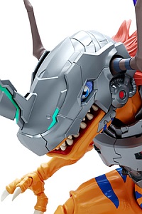 BANDAI SPIRITS Figure-rise Standard Amplified Metal Greymon (Vaccine Version) Plastic Kit