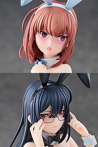ENSOUTOYS Icomochi Original Character Black Bunny Aoi & White Bunny Natsume 2-set Limited Version 1/6 Plastic Figure