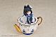 RIBOSE Original Deformed Figure DLC Series Vol.3 Tea Time Cats: Cow Cat Plastic Figure gallery thumbnail