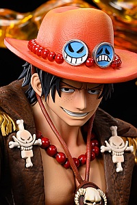 PLEX ONE PIECE Log Collection Large Statue Series Ace 1/4 Polystone Figure