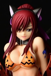 ORCATOYS FAIRY TAIL Erza Scarlet Halloween Neko Gravure_style 1/6 Plastic Figure