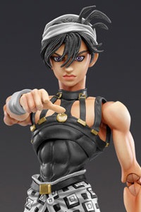 MEDICOS ENTERTAINMENT Super Figure Action JoJo's Bizarre Adventure Part.5 Narancia Ghirga & As Ver.BLACK Action Figure