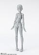 BANDAI SPIRITS S.H.Figuarts Body-chan -School Life- Edition DX SET (Gray Color Ver.) gallery thumbnail