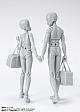 BANDAI SPIRITS S.H.Figuarts Body-chan -School Life- Edition DX SET (Gray Color Ver.) gallery thumbnail