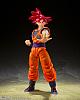 BANDAI SPIRITS S.H.Figuarts Super Saiyan God Son Goku -Tadashiki Kokoro ga Motarasu Saiyan no Kami- gallery thumbnail