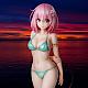 Union Creative To LOVE-ru Darkness Swimsuit Series Momo Velia Deviluke 1/4 Plastic Figure gallery thumbnail