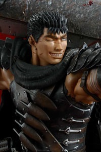 MEDICOS ENTERTAINMENT TV Anime Berserk Guts Kuroi Kenshi Ver. 1/7 Plastic Figure