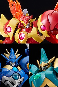 GOOD SMILE COMPANY (GSC) Magical Knight Rayearth MODEROID Densetsu no Mitsu Majin Set Plastic Kit