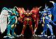 GOOD SMILE COMPANY (GSC) Magical Knight Rayearth MODEROID Densetsu no Mitsu Majin Set Plastic Kit gallery thumbnail