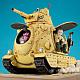 MegaHouse Desktop Real McCoy EX SAND LAND Sand Land Kokuou Kan Senshatai 104-go Tank Plastic Figure gallery thumbnail