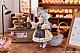 RIBOSE Tea Time Cats Scene Nyan-machi Panya Tenin & Okakyu Set Plastic Figure gallery thumbnail