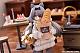 RIBOSE Tea Time Cats Scene Nyan-machi Panya Tenin & Okakyu Set Plastic Figure gallery thumbnail