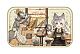 RIBOSE Tea Time Cats Scene Nyan-machi Panya Tenin & Okakyu Set Plastic Figure gallery thumbnail
