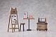 RIBOSE Tea Time Cats Scene Nyan-machi Panya Tenin & Okakyu Set Plastic Figure gallery thumbnail